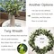 39 Inch Artificial Olive Branch Greenery Stems Fake Plants with 222 Leaves for Vase Faux Olive Branches Home Decor Indoor 2PCS